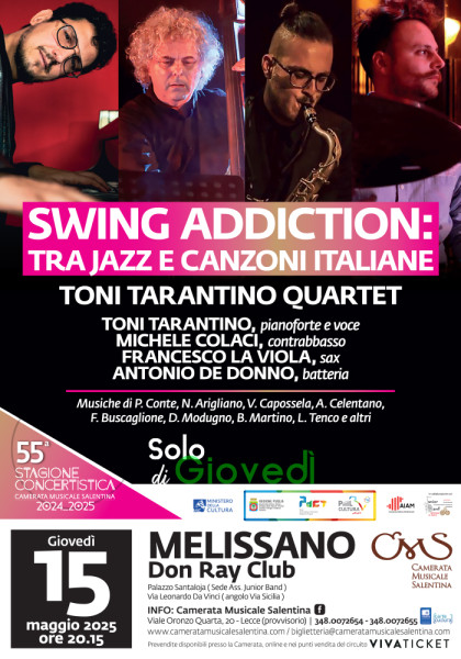 Toni Tarantino Quartet - Don Ray Club, Melissano