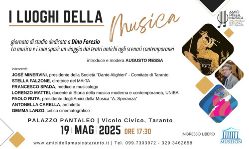 I LUOGHI DELLA MUSICA, giornata studio