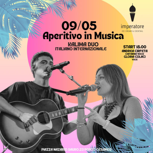 Kali’ma Duo live per L’aperitivo in Musica al Bar Imperatore