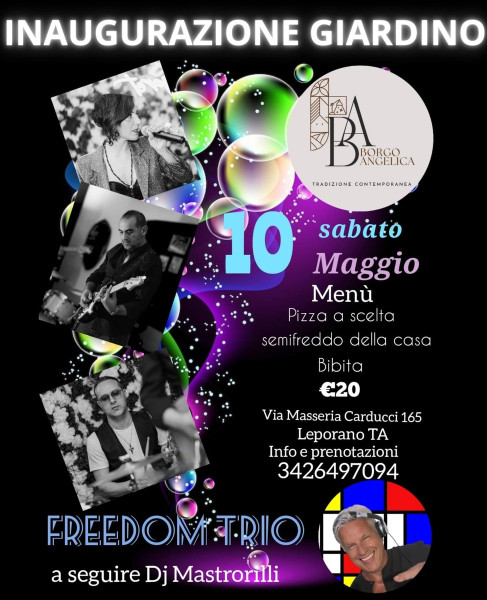 Cena Spettacolo Inaugurazione Giardino