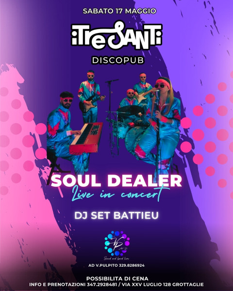 Soul Dealer live + Dj set