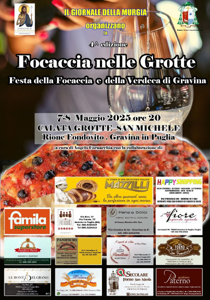 Focaccia nelle Grotte - Festa della verdeca