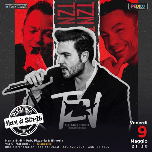 TZN Tiziano Ferro tribute band a Bisceglie