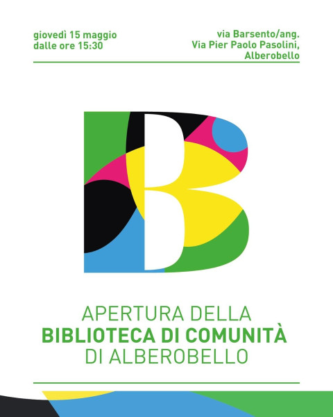 APERTURA della BIBLIOTECA DI COMUNITÀ "Gino Angiulli" - Alberobello