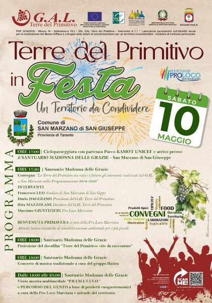 Terre del Primitivo in festa: un territorio da condividere