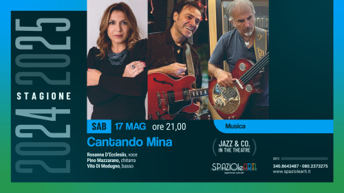 CANTANDO MINA  - Rosanna D'Ecclesiis Trio