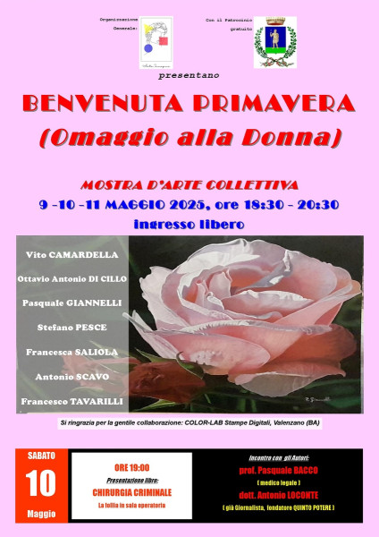 BENVENUTA PRIMAVERA-Omaggio alla donna