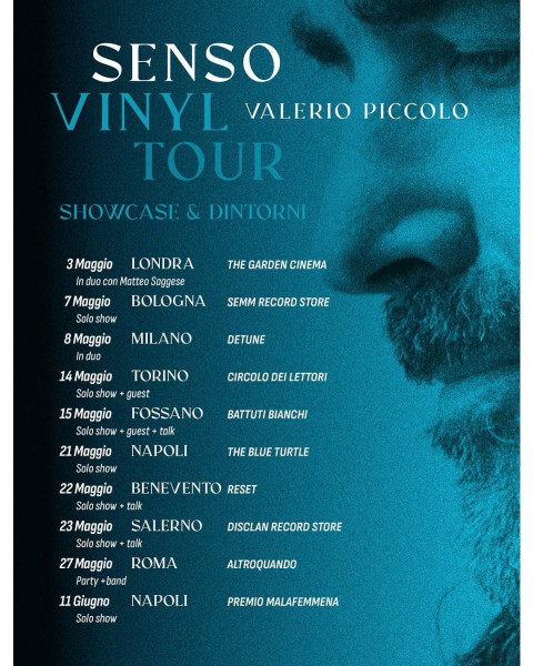 Presentazione live di “SENSO” il nuovo album di Valerio Piccolo