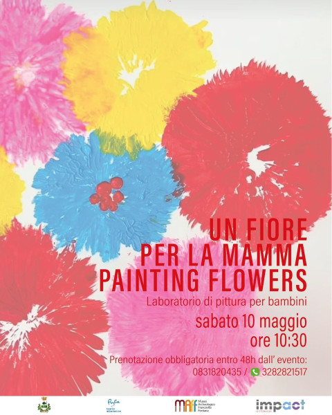 Painting Flowers - lab per bambini