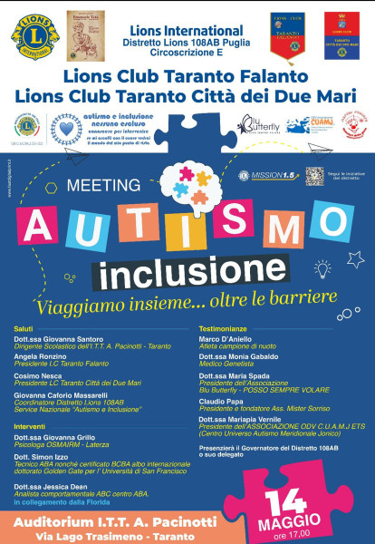AUTISMO inclusione Viaggiamo insieme... oltre le barriere