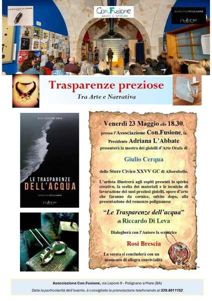 Trasparenze preziose - Tra Arte e Narrativa