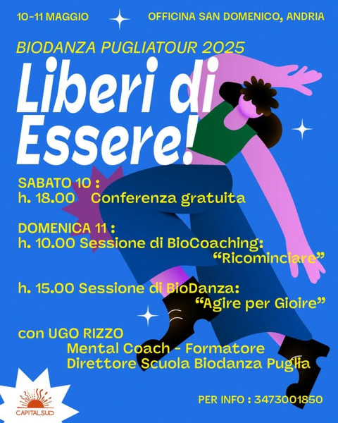 LIBERI DI ESSERE! - Biodanza Puglia TOUR 2025