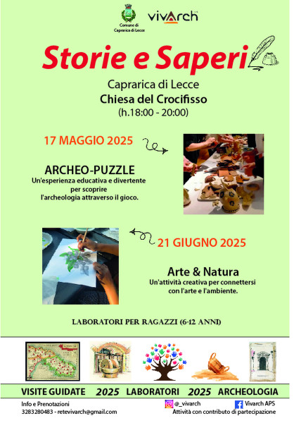 Storie e Saperi. Laboratorio per ragazzi