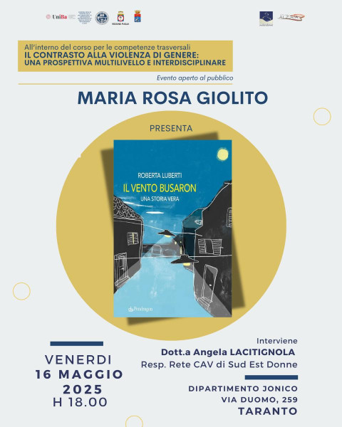 Presentazione del libro "Il vento busaron. Una storia vera"