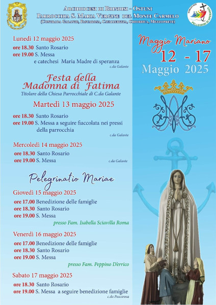 Festa della Madonna di Fatima in contrada Galante