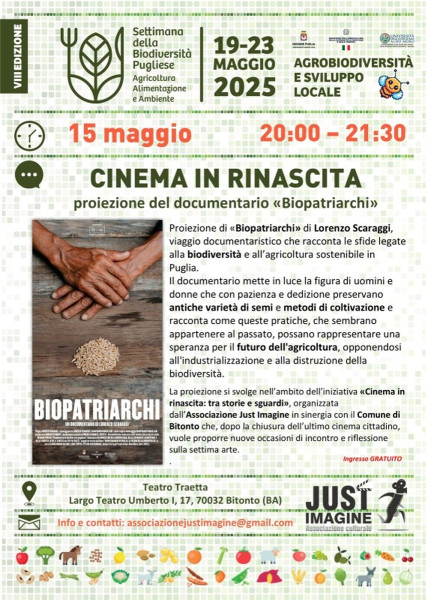 Cinema in rinascita: proiezione documentario Biopatriarchi di Lorenzo Scaraggi