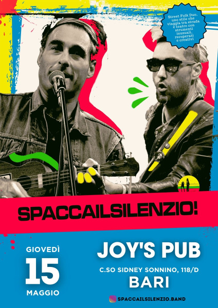 Spacca il Silenzio: a Bari il Tour dei fratelli Grella
