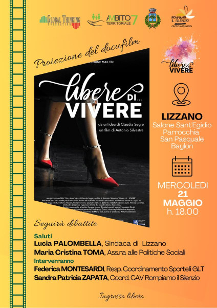 Libere di vivere - proiezione e dibattito
