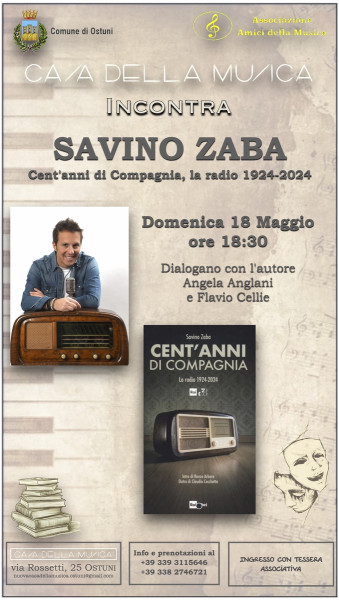 La Casa della Musica incontra Savino Zaba