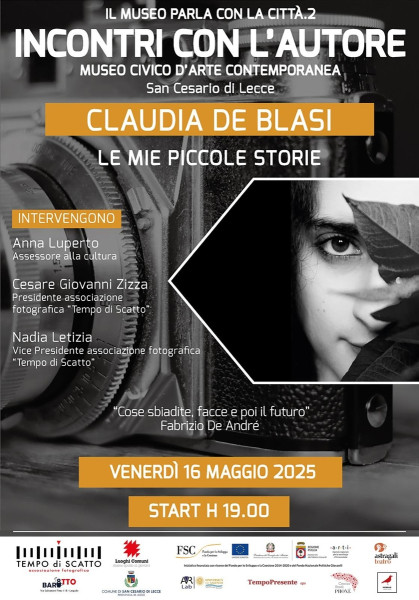 Al Museo Civico di San Cesario di Lecce "Le mie piccole storie" di Claudia De Blasi