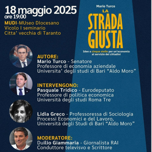 BOOK ARTAVA2025 presenta"La strada giusta. Idee per un’economia al servizio dei cittadini"