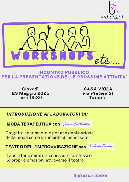 "Workshops Etc..."