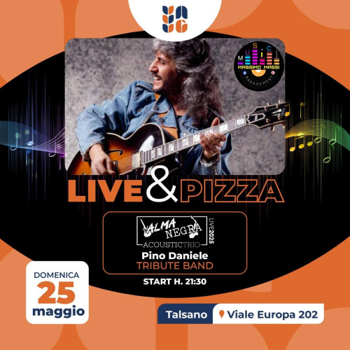 ALMANEGRA Pino Daniele Tribute Band al ANIMA DI GRANO - Emozioni su pizza