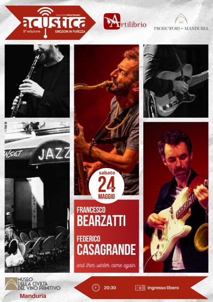 Ad Acustica il jazz contemporaneo di Bearzatti e Casagrande