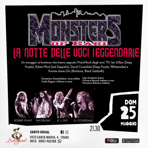"La notte delle Voci Leggendarie" live a Trani