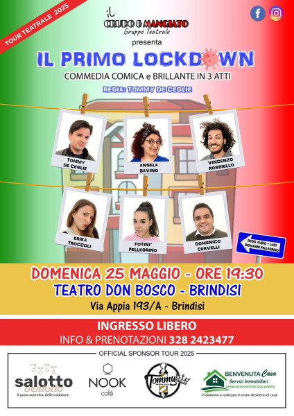 IL PRIMO LOCKDOWN - Commedia Teatrale Comica e Brillante