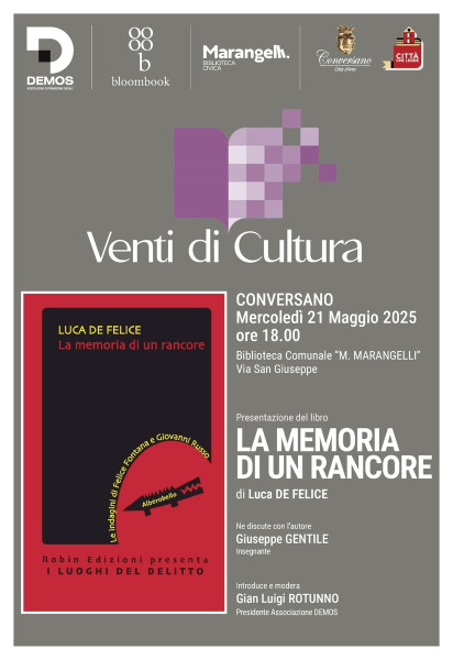 Presentazione del libro "La memoria di un rancore" di Luca De Felice