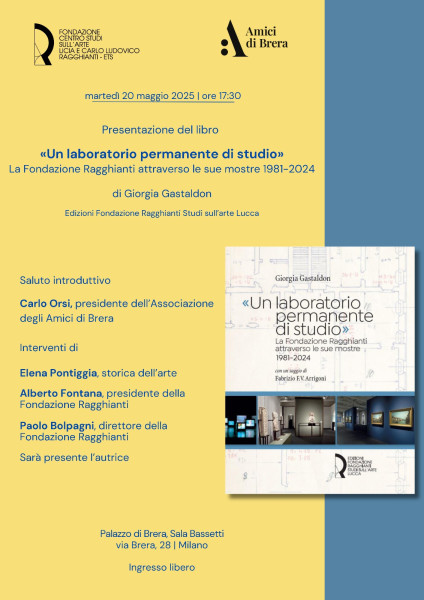 Presentazione del libro | La Fondazione Ragghianti attraverso le sue mostre