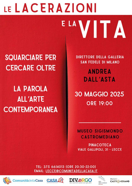 Il gusto della parola - Squarciare per cercare oltre - la parola all'arte contemporanea