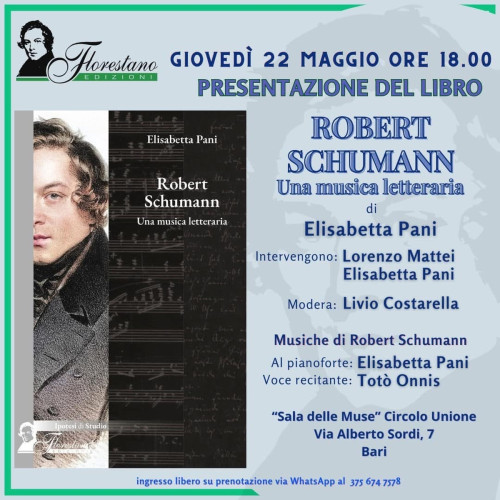 Presentazione del libro Robert Schumann - Una musica letteraria di Elisabetta Pani
