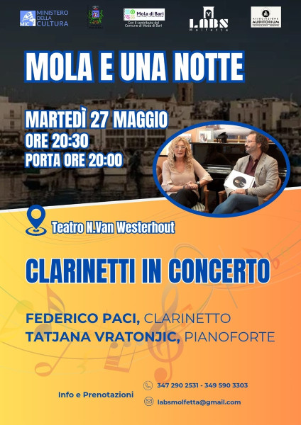 Clarinetti live concert