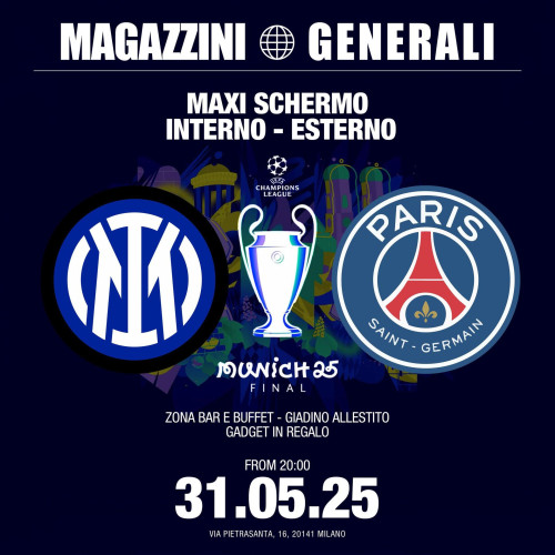 Guarda la Finale di Champions League ai Magazzini Generali!