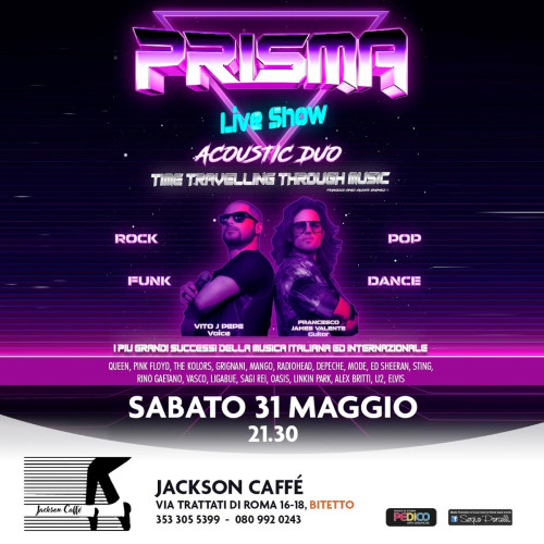 Prisma - live show acoustic duo a Bitetto