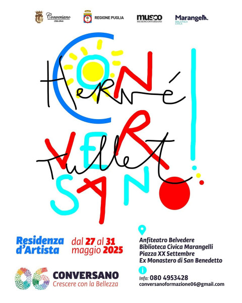 Hervé Tullet a Conversano: il Maestro Dell’arte Interattiva per L’infanzia in Residenza dal 27 al 31 Maggio 2025