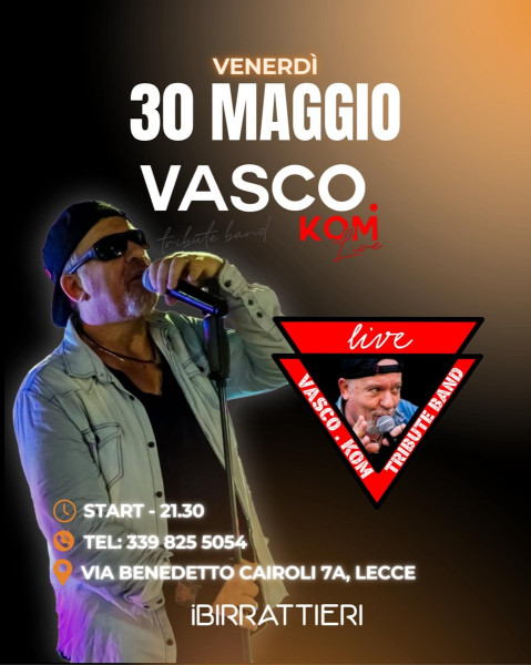 Vasco.Kom live a IBirrattieri