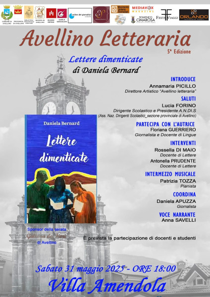 Lettere dimenticate di Daniela Bernard ad Avellino letteraria
