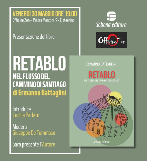 Presentazione del libro Retablo - nel flusso del cammino di Santiago di Ermanno Battaglini