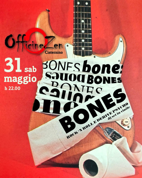 Dj set in vinile con Bones: rock'n roll e derive psycho
