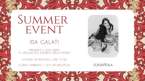 Ida Galati presenta il suo libro nello store Luisa Viola