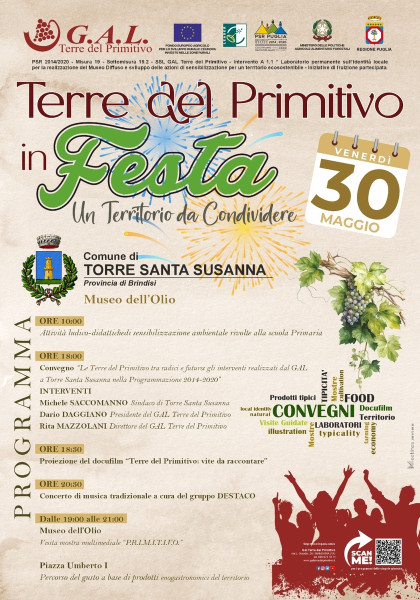 Terre del Primitivo in Festa, un Territorio da Condividere