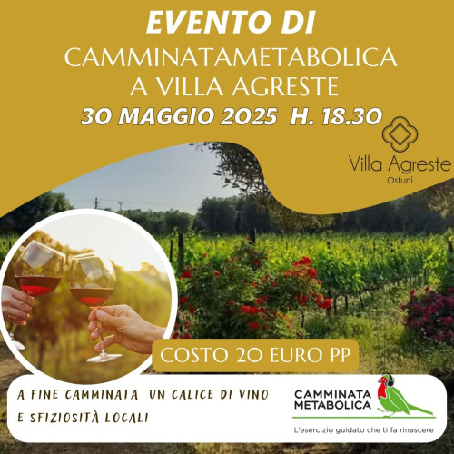 Camminata Metabolica a Villa Agreste