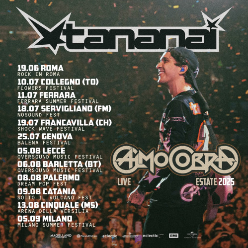 TANANAI in tour con Calmocobra Live 2025