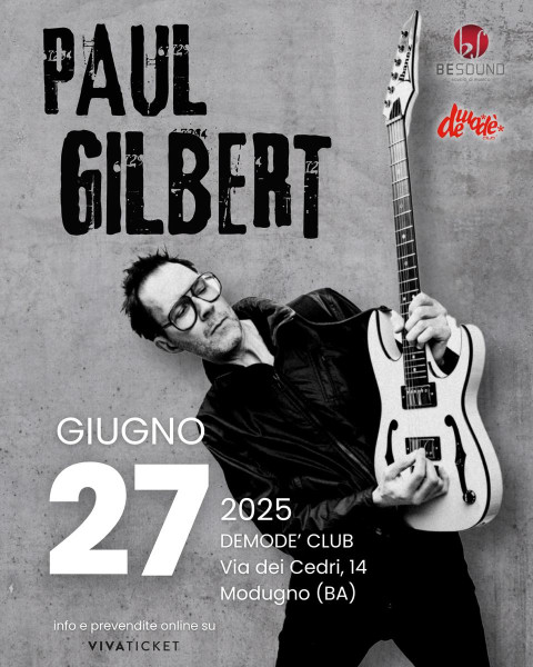 Paul Gilbert - Live Concert