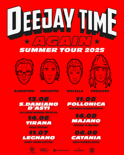 DEEJAY TIME Summer Tour 2025