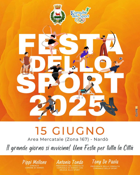 LA FESTA DELLO SPORT 2025 A NARDO'