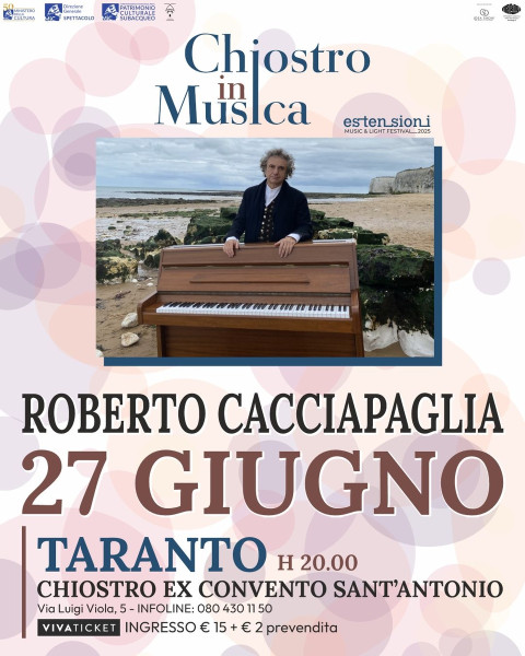 Estensioni Music Festival | Roberto Cacciapaglia | Chiostro in Musica